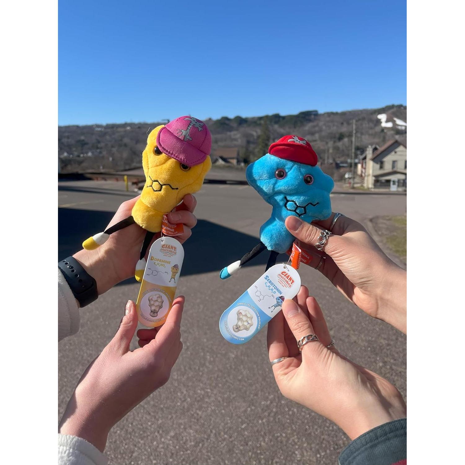 Peluches educativos GIANTmicrobes Serotonina 17.78 cm