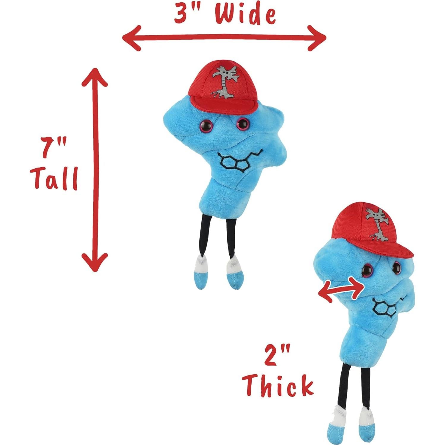 Peluches educativos GIANTmicrobes Serotonina 17.78 cm