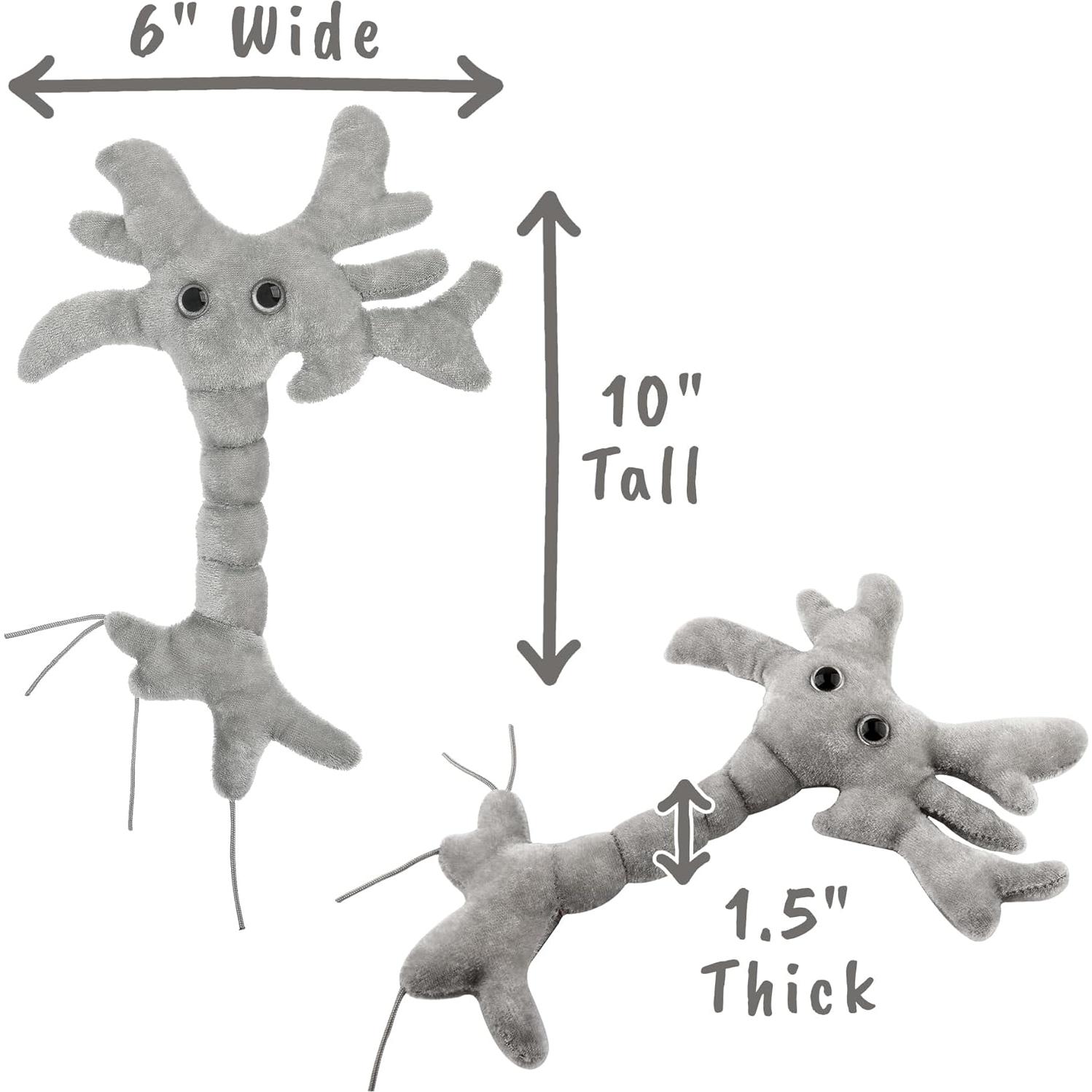 Peluche Neurona GIANTmicrobes 25.4 cm Educativo Salud Mental