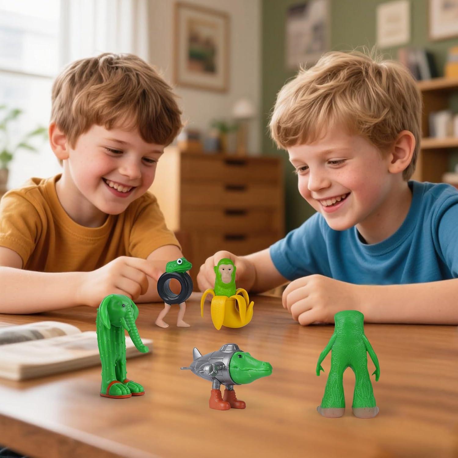 Set de 8 Juguetes Italianos Brainrot - Figuras de Animales