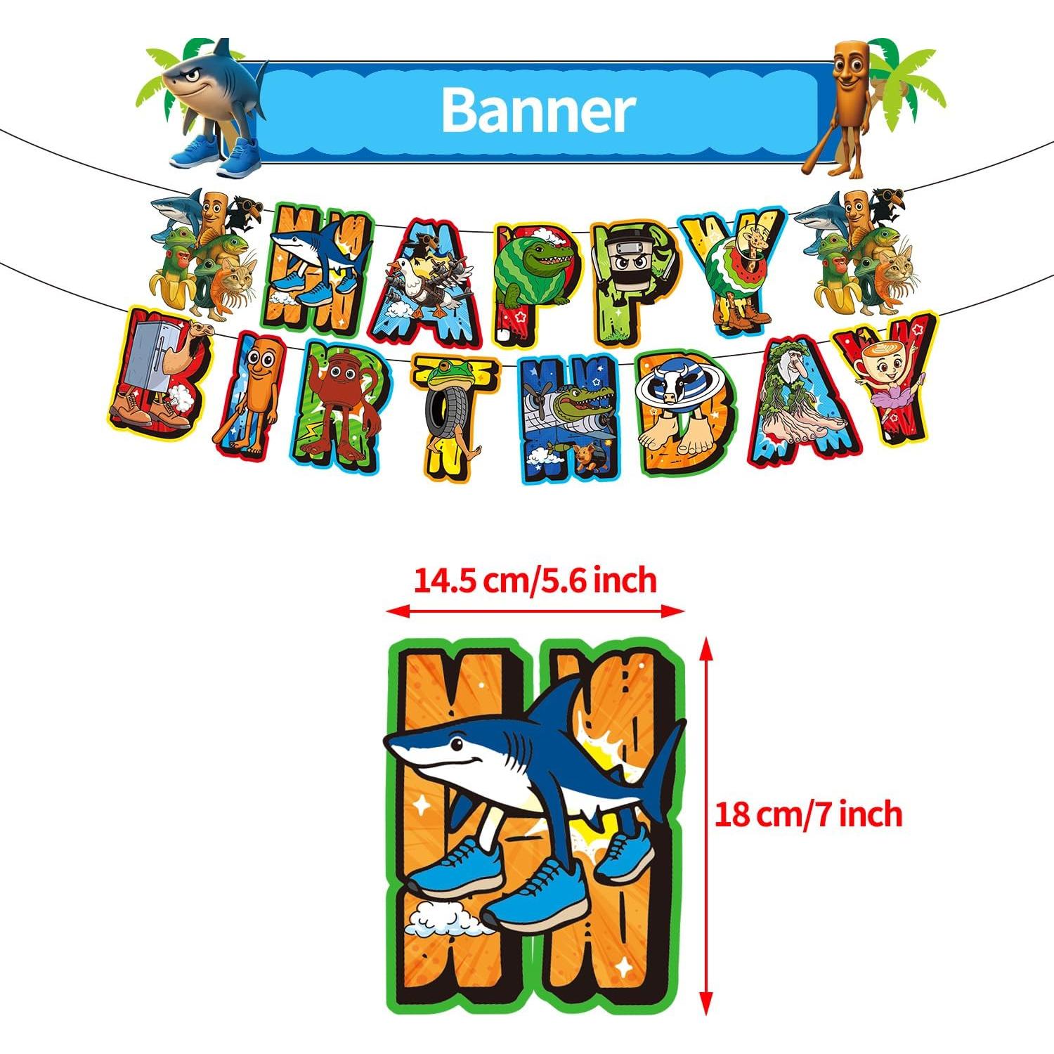 Conjunto de Decoraciones para Cumpleaños IVYQXG Tema Animales