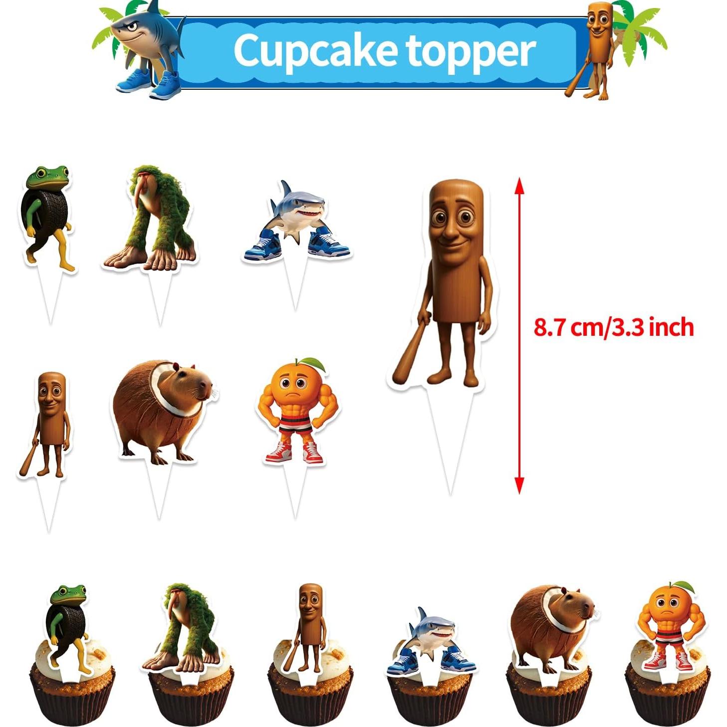 Conjunto de Decoraciones para Cumpleaños IVYQXG Tema Animales