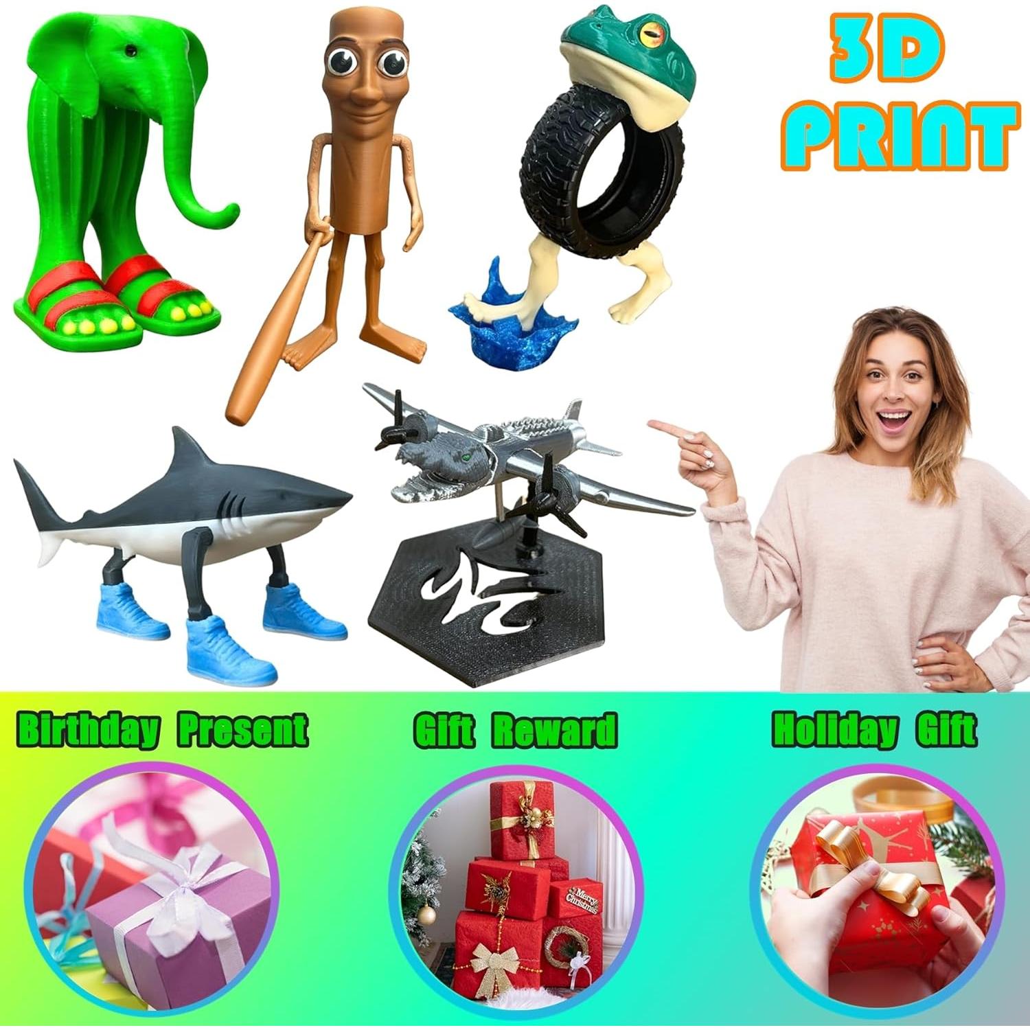 Conjunto de Figuras de Acción ULTHOOL 3D para Escritorio