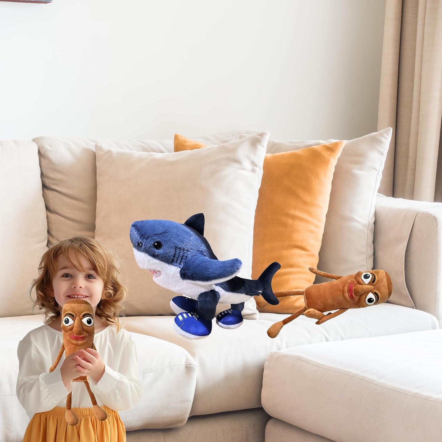 Peluche Brainrot Italiano 30.48 cm - 2 Piezas, Suave y Divertido