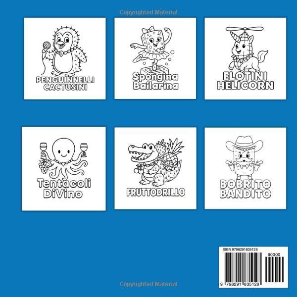 Italian Brainrot Coloring Book with Characters Names: Color Your Favourite Brain Rot Meme Like Viral Tralalero Tralala, Ballerina Capuchina or Bombardiro Crocodilo, Inspired by Social Media Trends