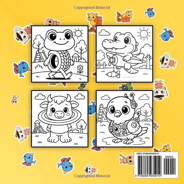 Italian Baby Brainrot Coloring book: +40 Cute and funny character to color for Childrens and Adults