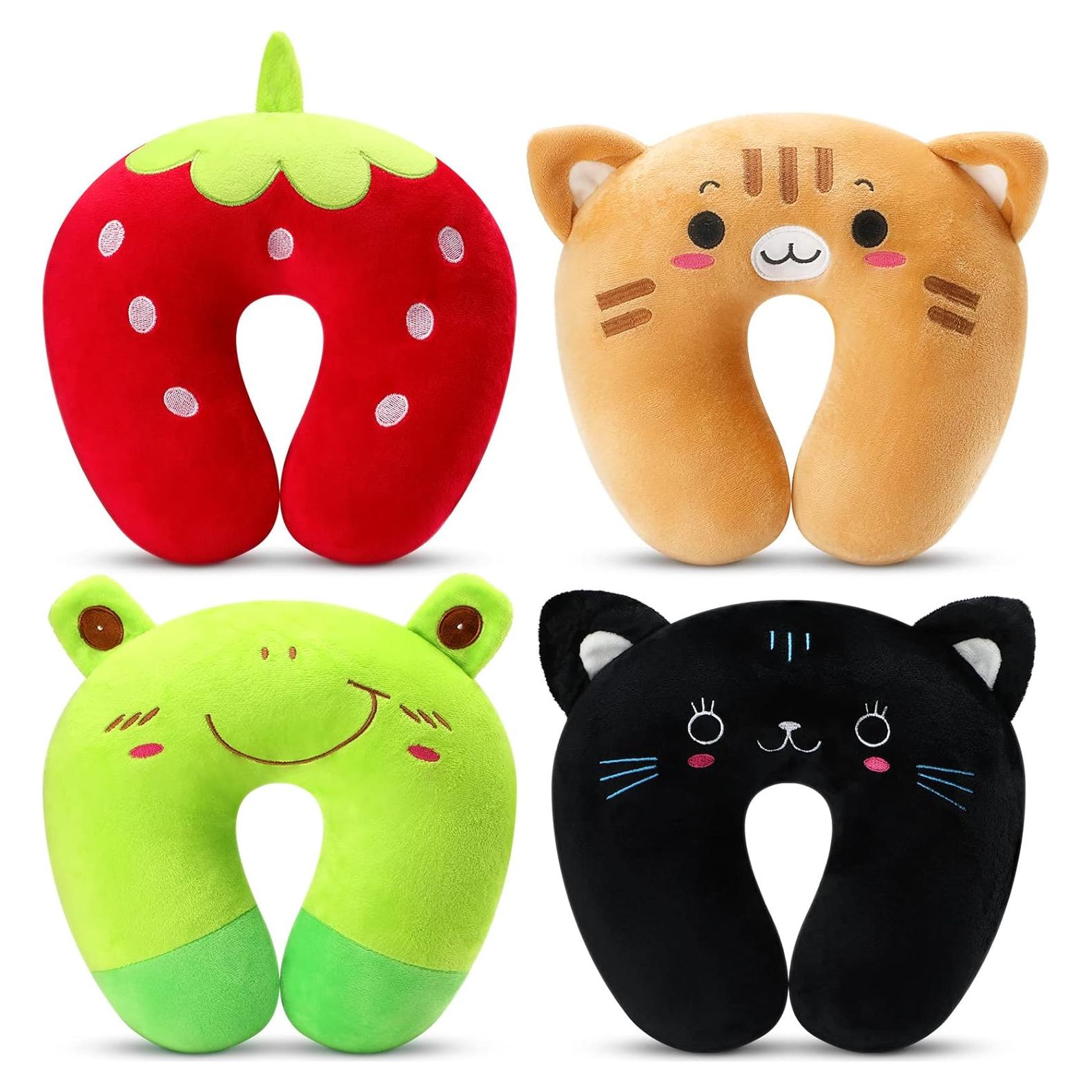 Almohadas de Viaje para Niños Maitys - 4 Piezas Animal U