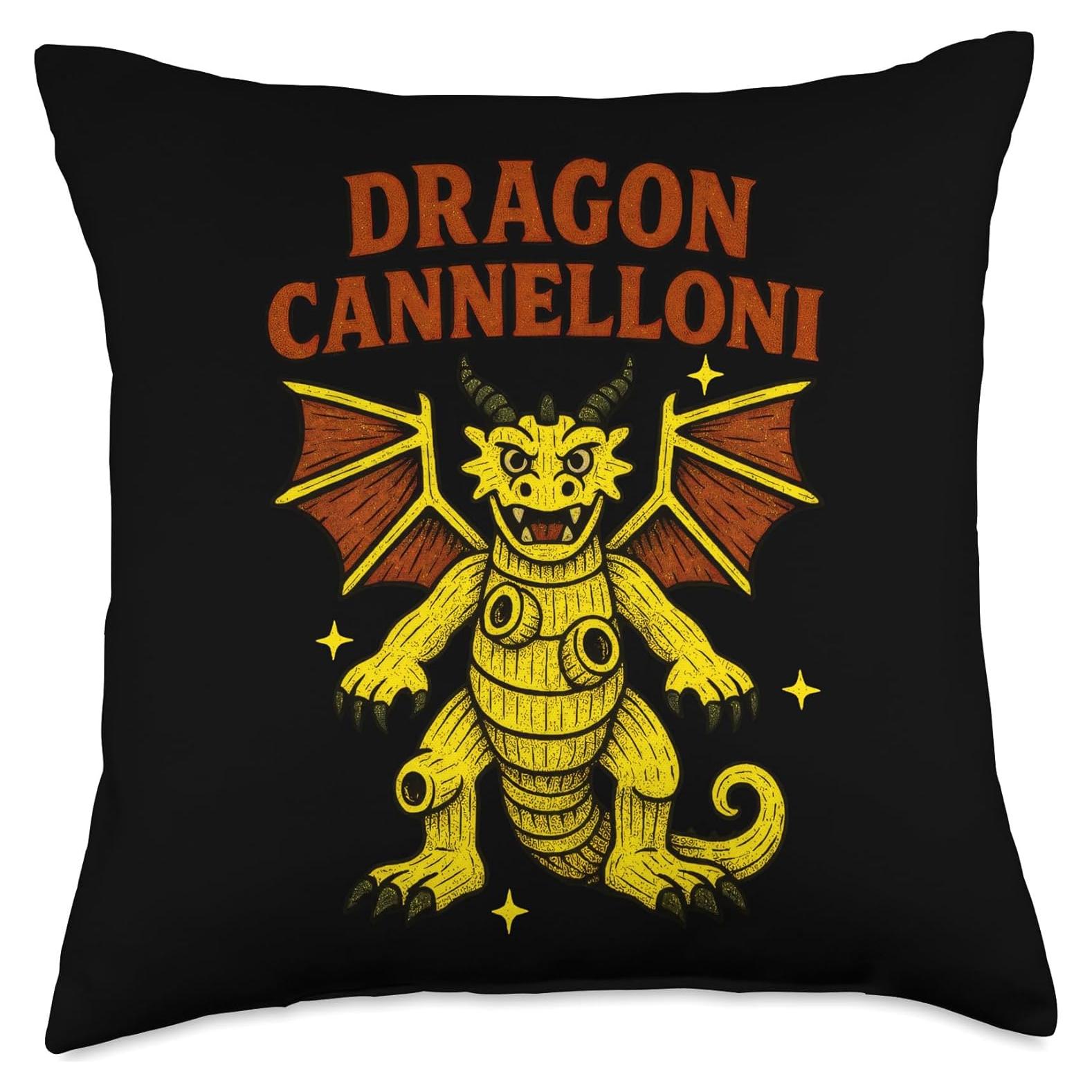 Almohada Caneloni Dragón 18x18 cm - Memes Divertidos