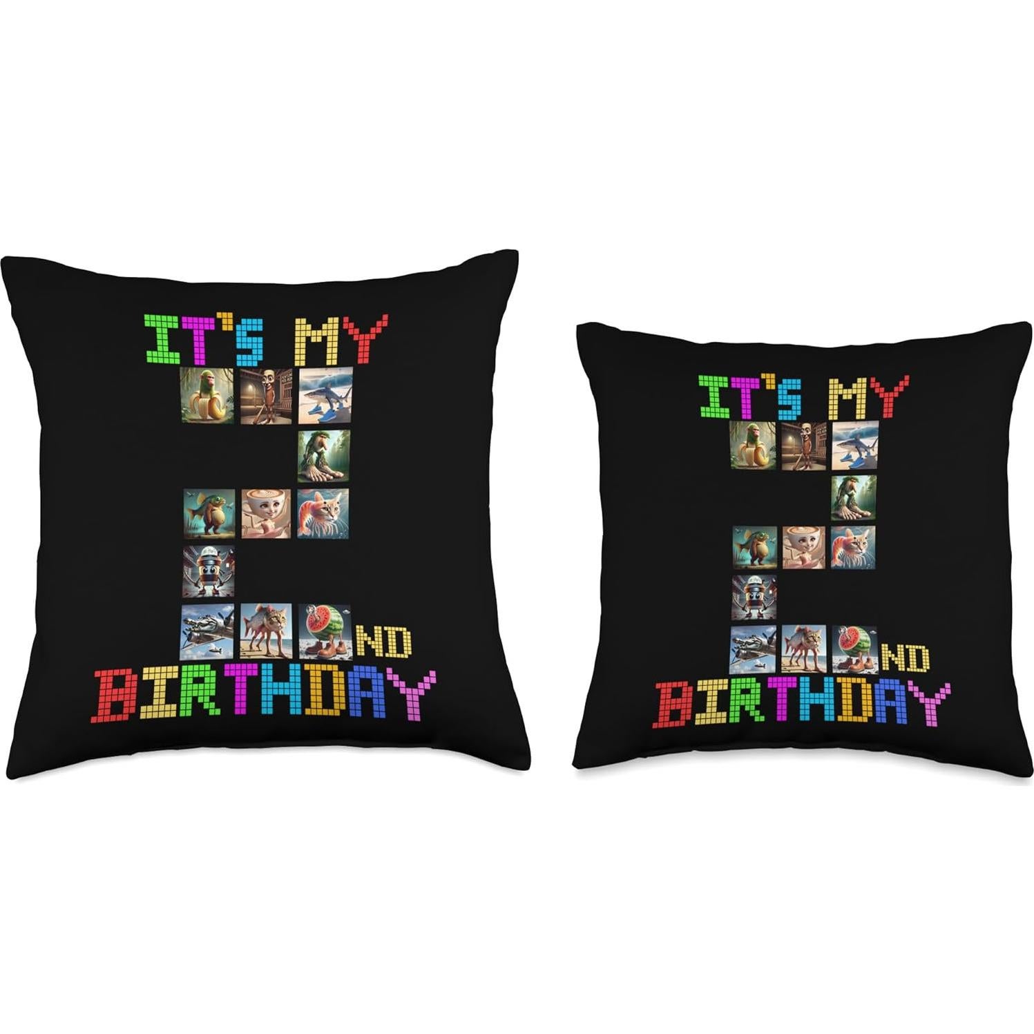 Cojín Divertido para Bebé 2do Cumpleaños Meme Italiano 40x40cm