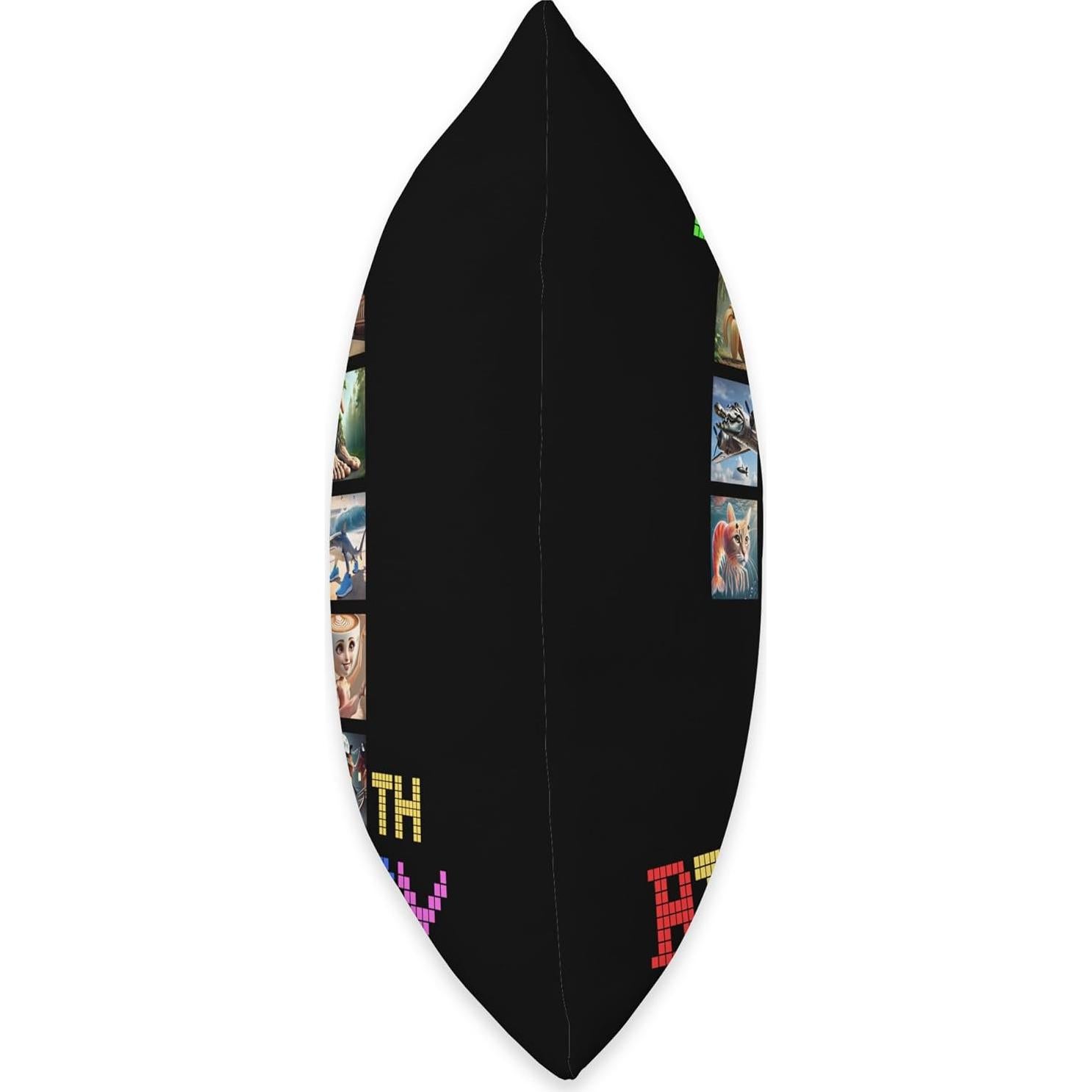 Cojín Divertido para Cumpleaños 4to Bebé Meme Italiano 18x18