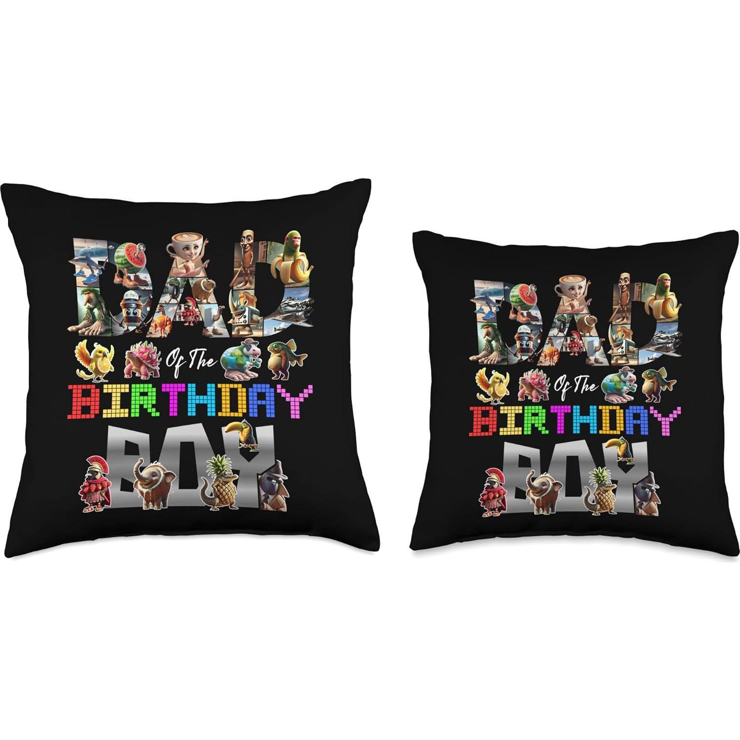 Cojín Papá del Niño de Cumpleaños Meme Italiano 18x18