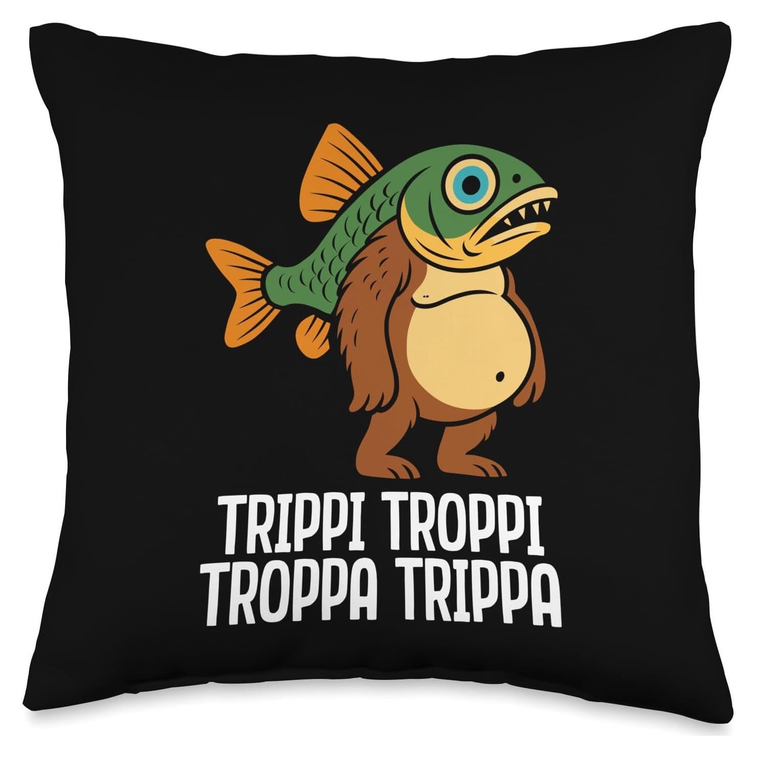 Cojín Divertido Cerebro Italiano 16x16 - Regalo Original