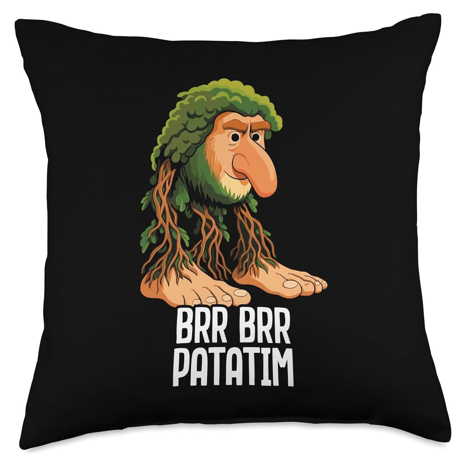 Cojín de Memes Divertidos Brainrot Italiano 45x45 cm