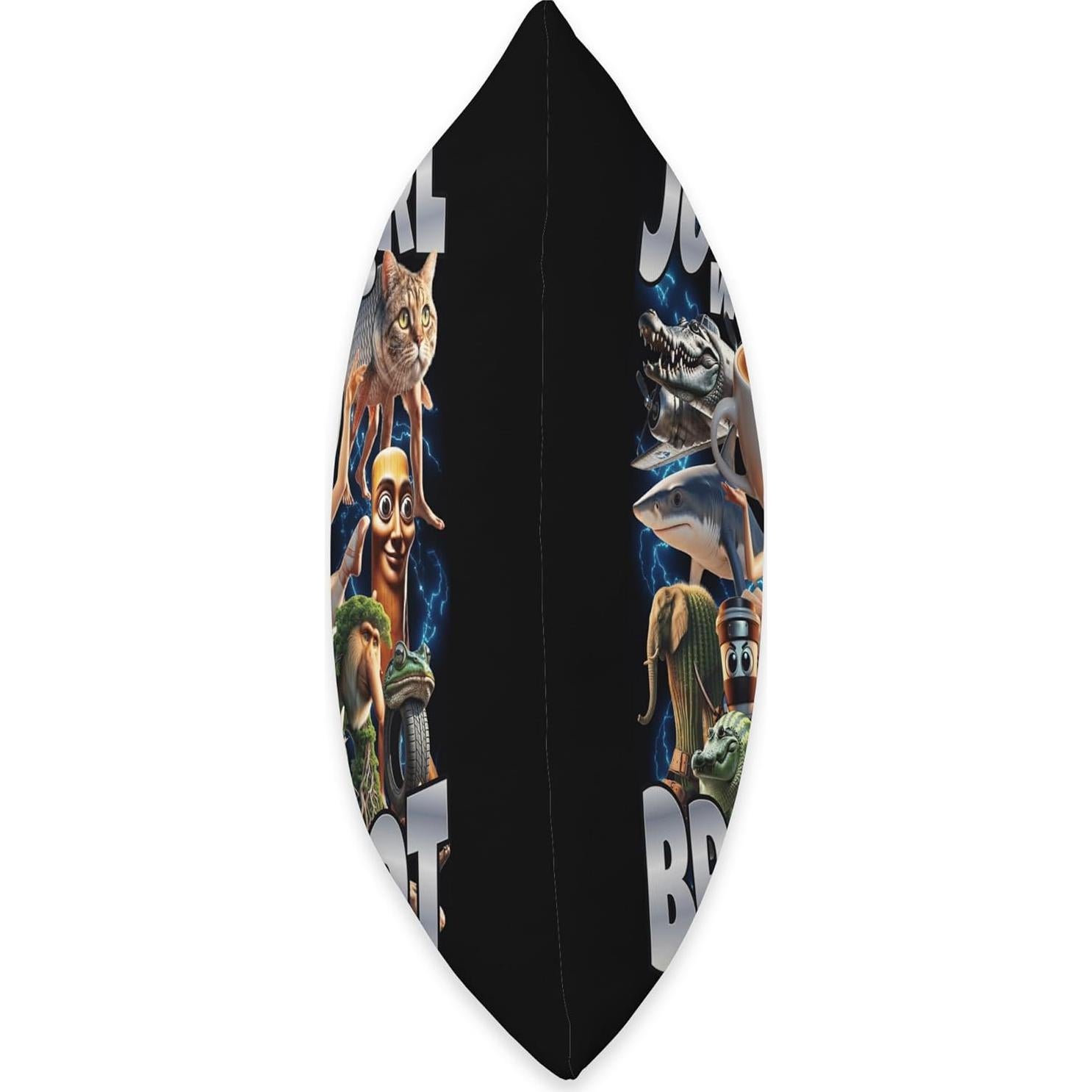 Cojín Rojo Chica Ama el Cerebro 45x45 cm Poliester