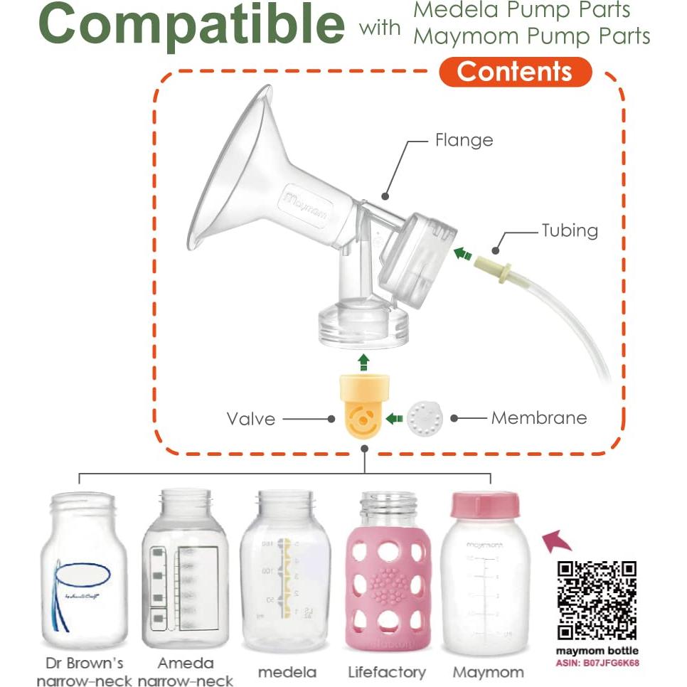 Kit Extractor de Leche Maymom 21 mm Compatible Medela