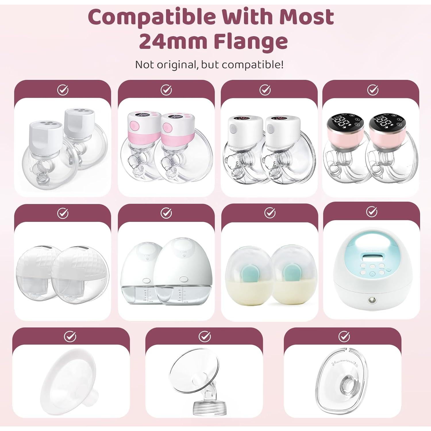 Kit de Tamaño de Brida 3 en 1 Nursi Luna 10PCS 13-21mm