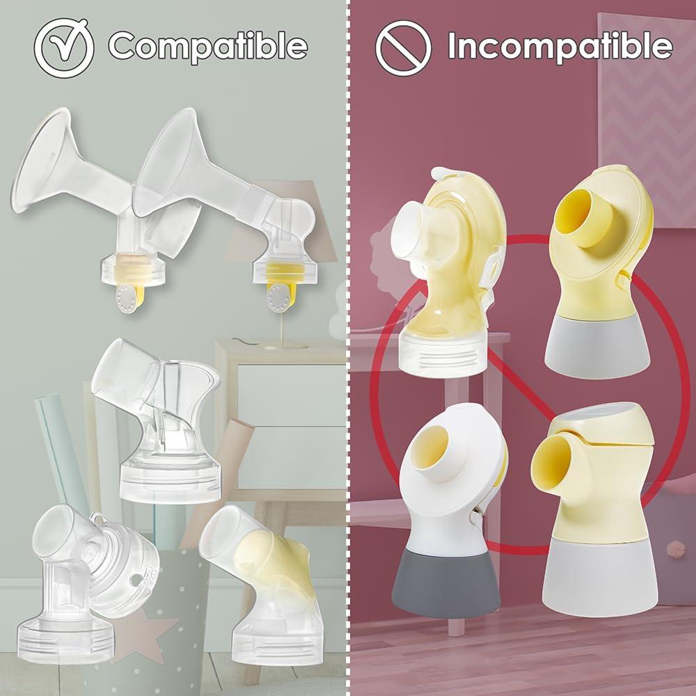 Membranas y Válvulas Nenesupply para Extractores Medela - 4 Válvulas y 8 Membranas