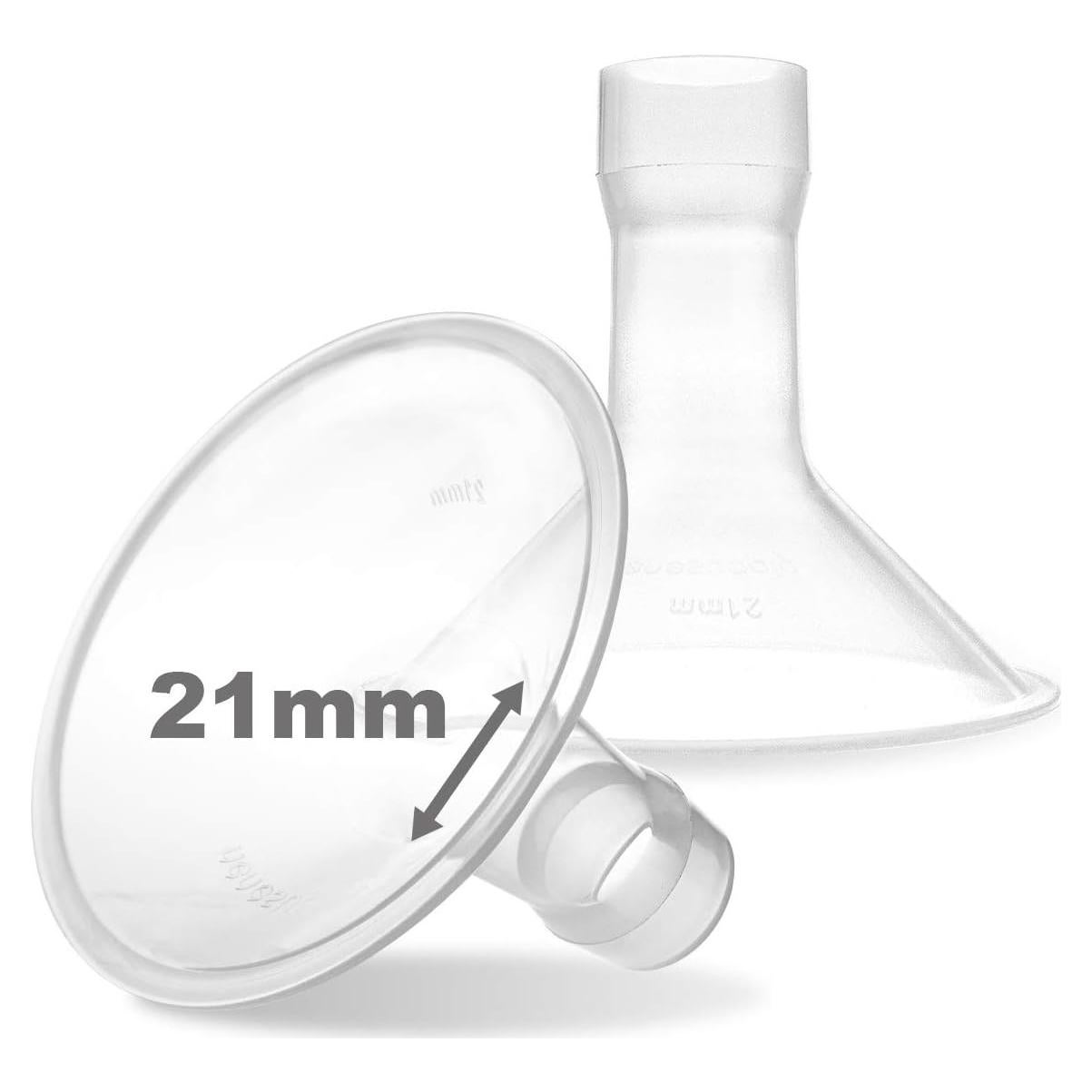 Flange de 21mm Nenesupply para Extractores Medela - 2 Piezas