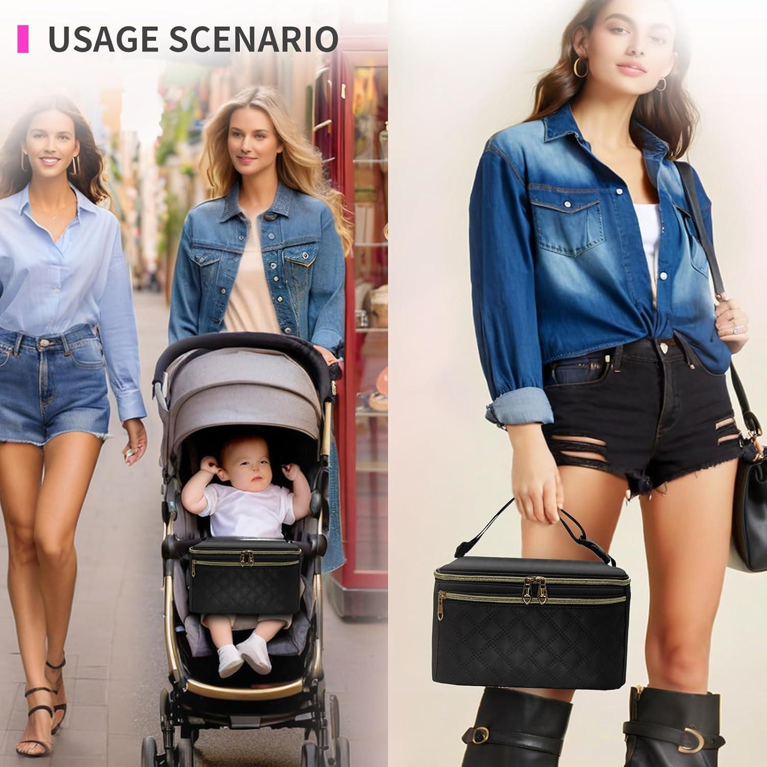 Bolsa de Transporte para Extractores de Leche Elvie y Medela - Compacta y Impermeable