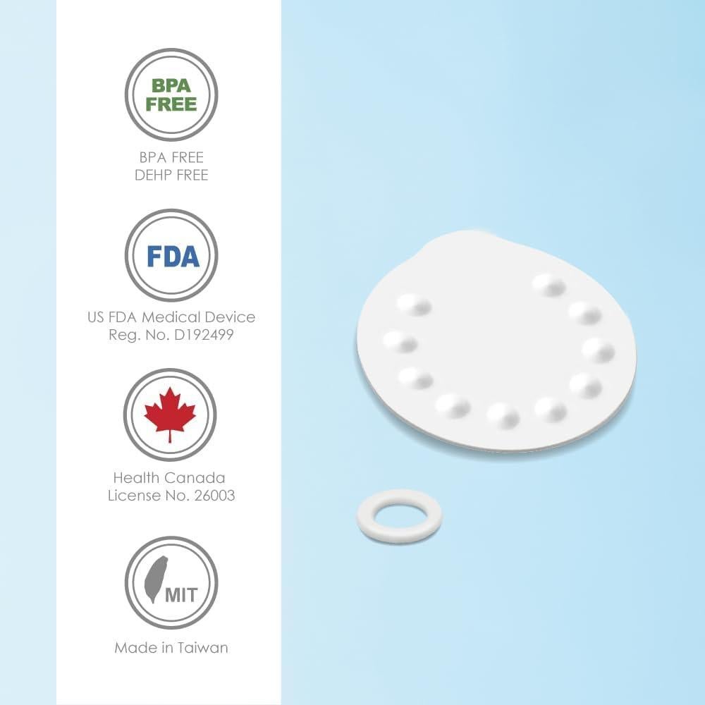 Repuestos Bomba Manual Medela Harmony Maymom - 4 Juntas O y 2 Membranas