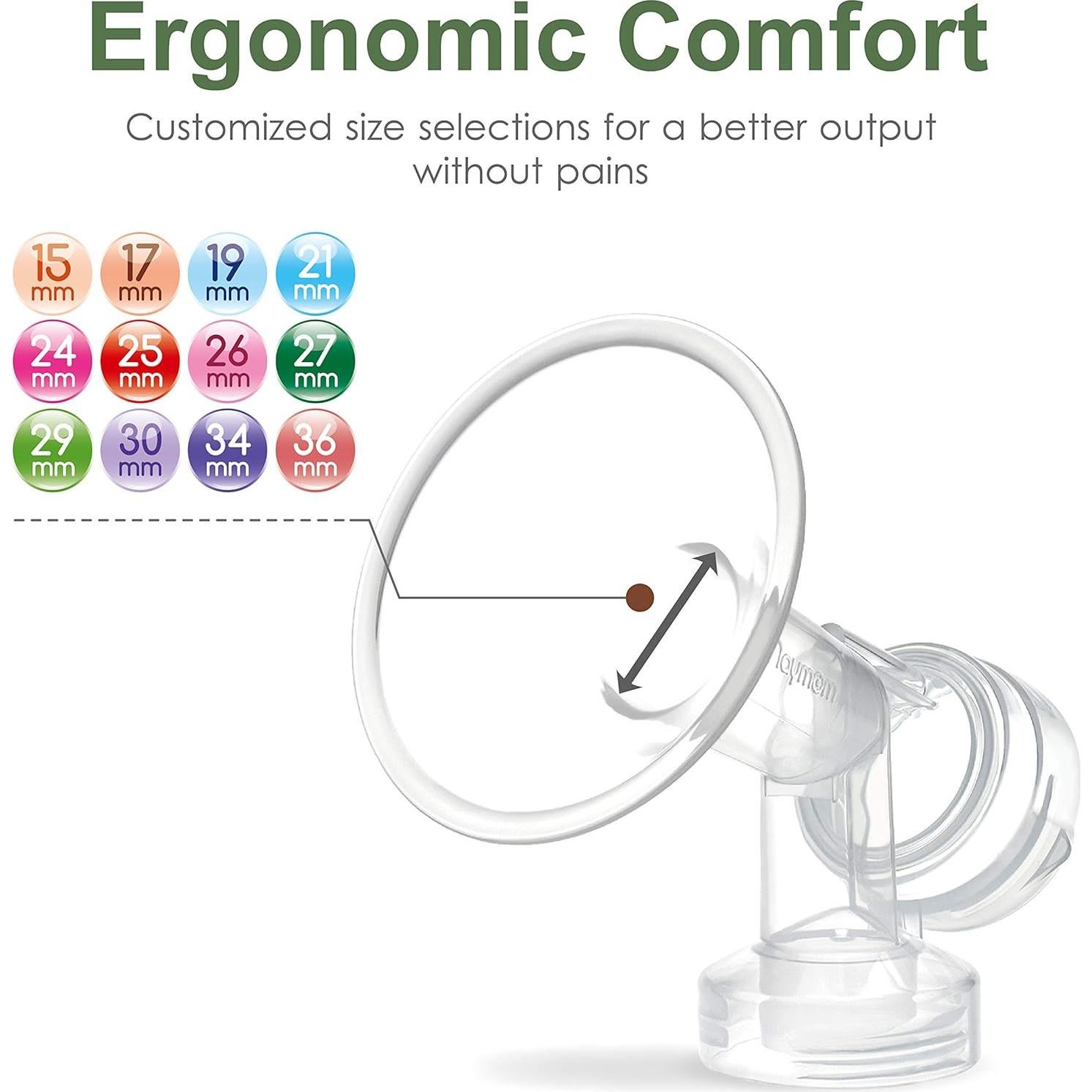 Escudo de Pecho Maymom 26 mm para Extractores Medela