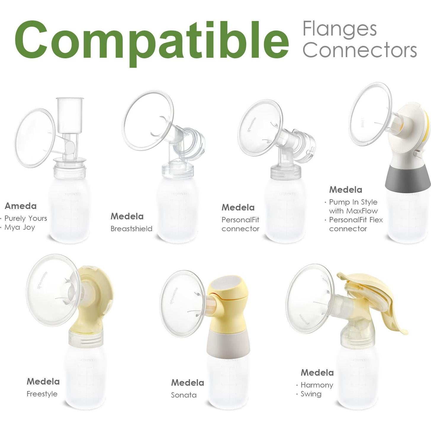 Botellas de Extracción de Leche Maymom 150mL 8pck Compatibles