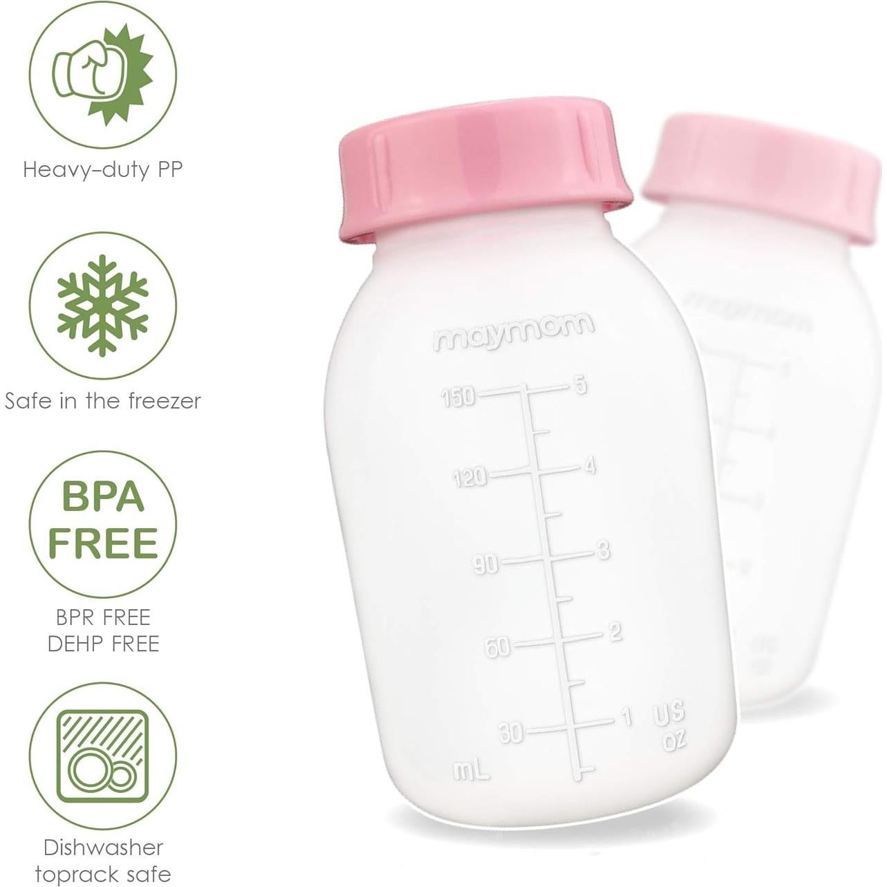 Botellas de Extracción de Leche Maymom 150mL 8pck Compatibles