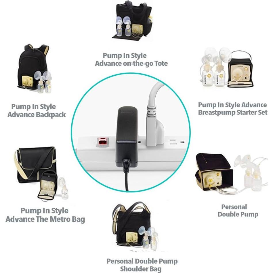Adaptador de Energía 9V PumpMom para Extractores Medela