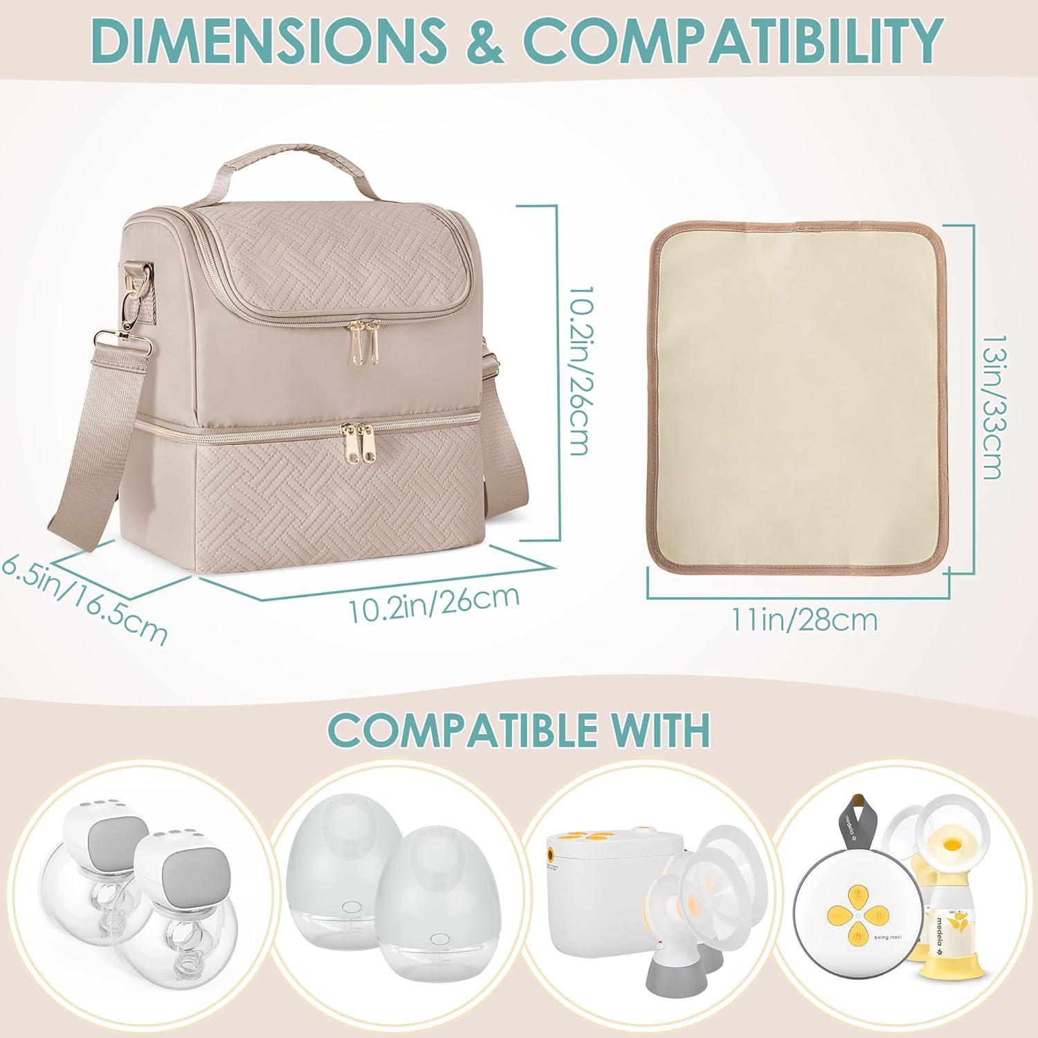 Bolsa Tote Enfriadora Fasrom para Extractor de Leche Camel