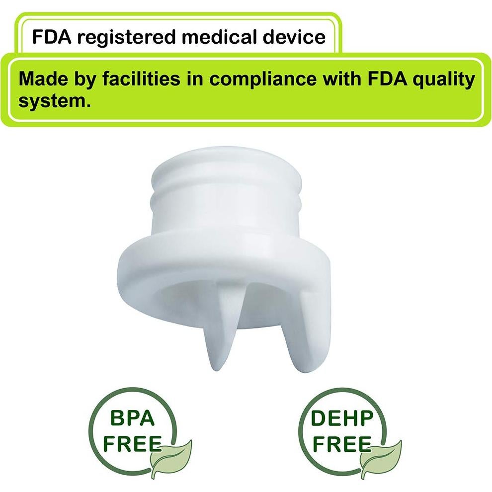 Válvulas de Pico de Pato Nenesupply 4 Pcs para Bombas Medela y Avent