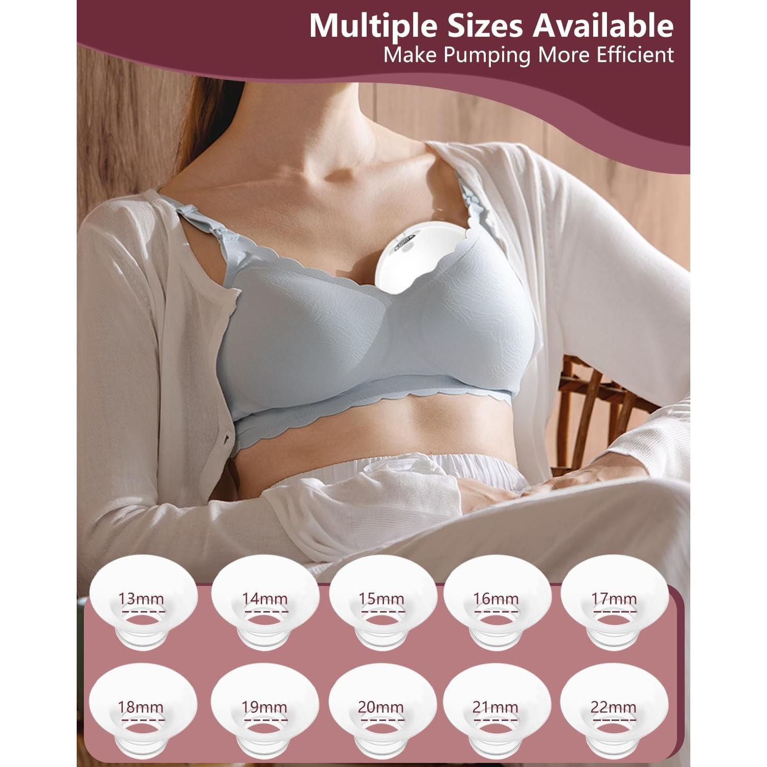 Insertos de brida 22 mm BDICOVE para extractores de leche