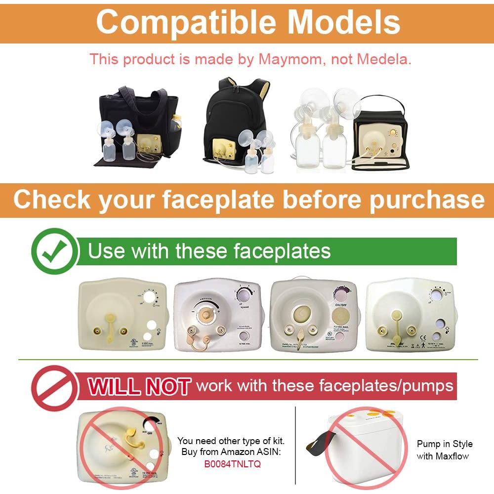 Maymom 4 Tubos y 4 Membranas para Extractor Medela Pump In Style