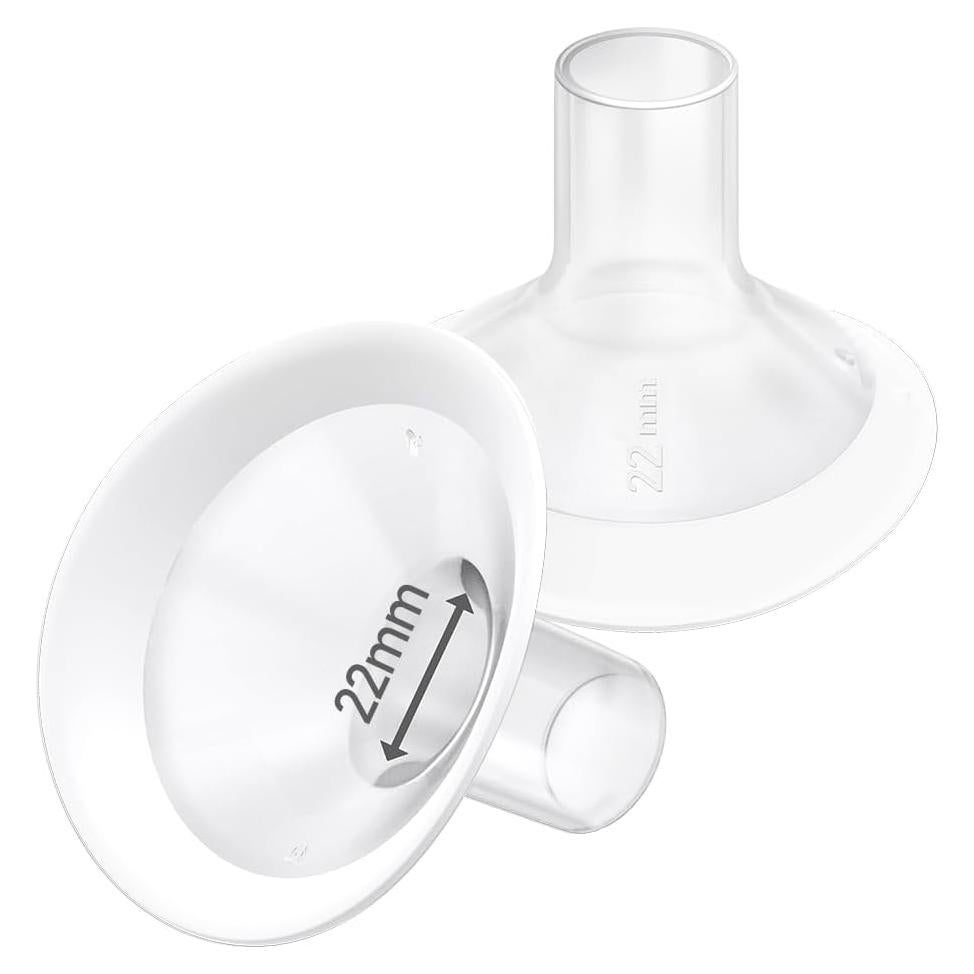 2 Piezas Escudos de Pecho 22mm IVARONAL para Extractores Medela