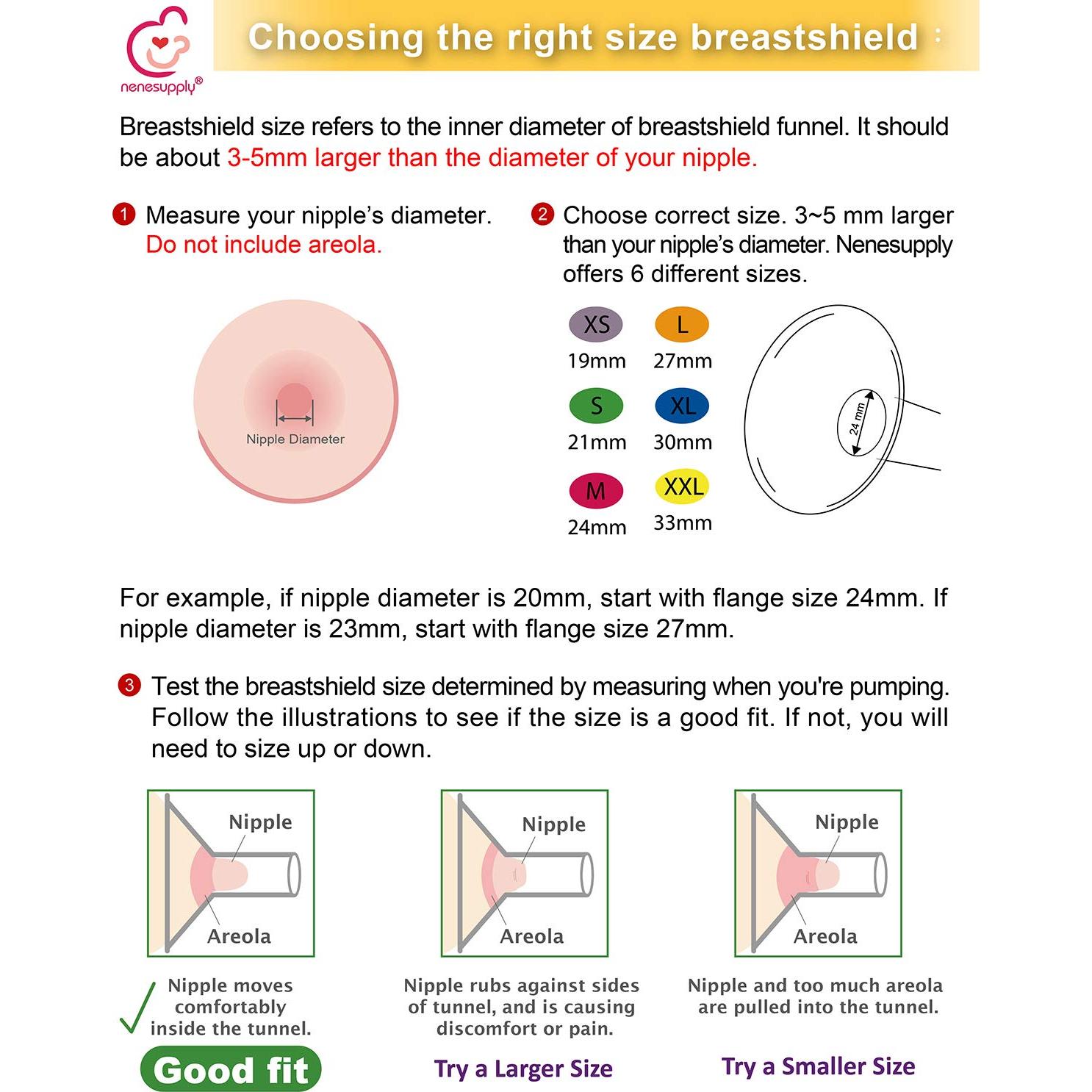 Piezas de Bomba Nenesupply 24 mm para Extractor Medela