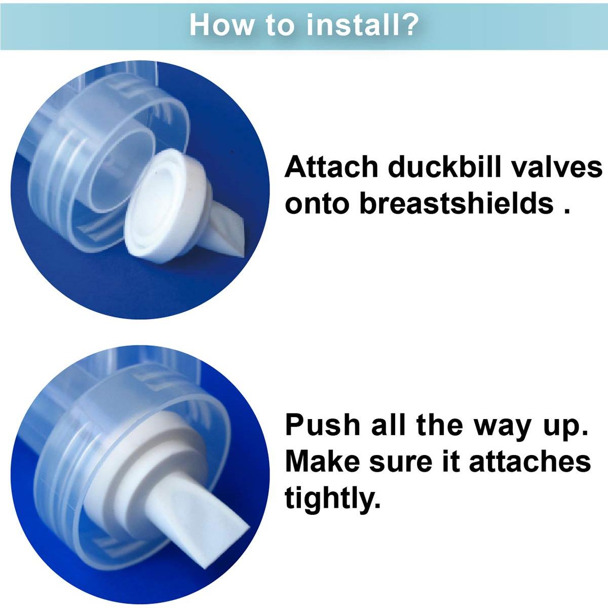 Válvulas de Pico de Pato Nenesupply 6 Piezas para Medela y Spectra