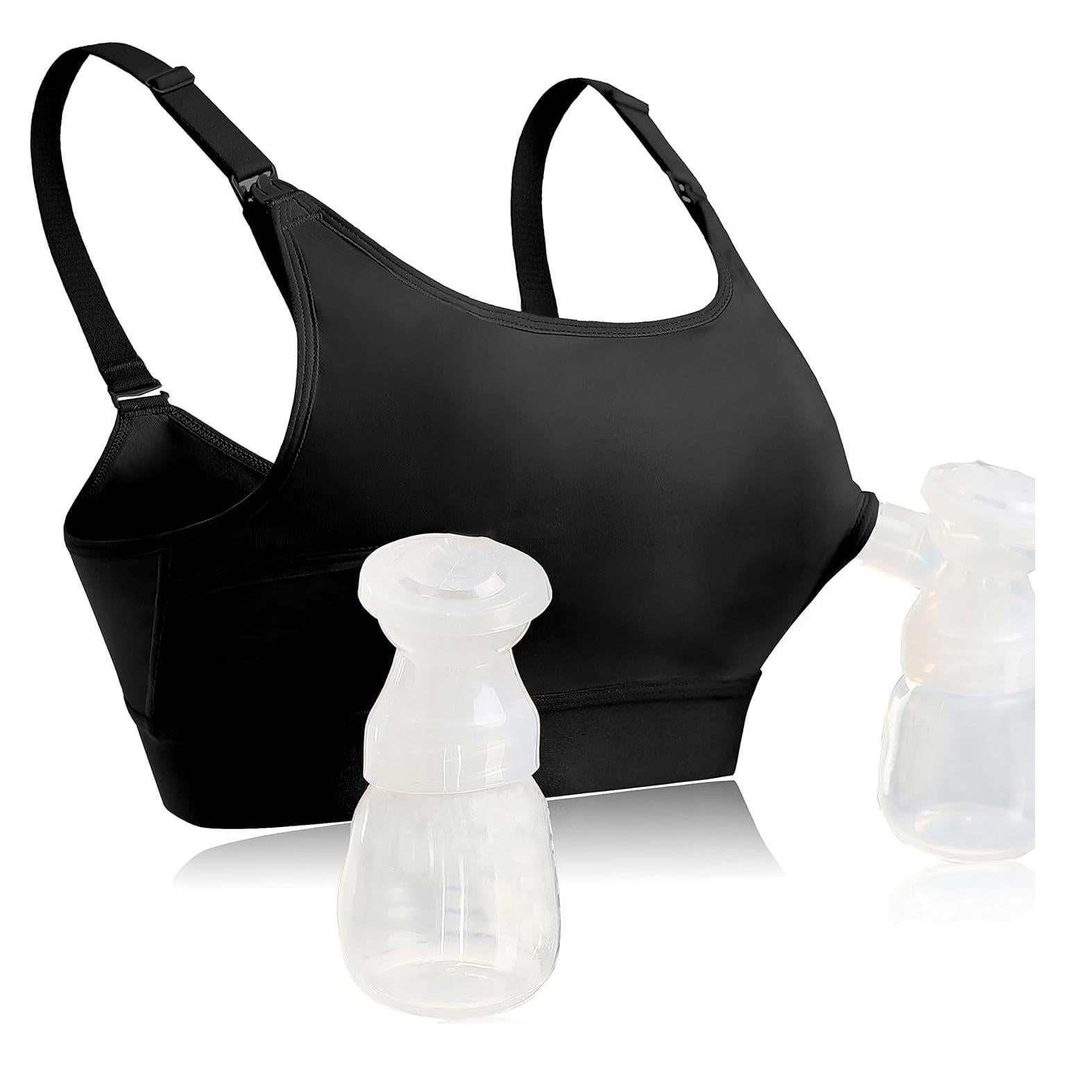 Sostén de Lactancia y Extracción Manos Libres Sostén C27 Negro XX-Large