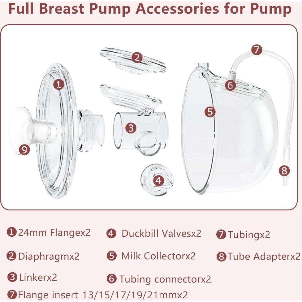 Juego de 2 Copas de Recolección de Leche IVARONAL + 10 Insertos
