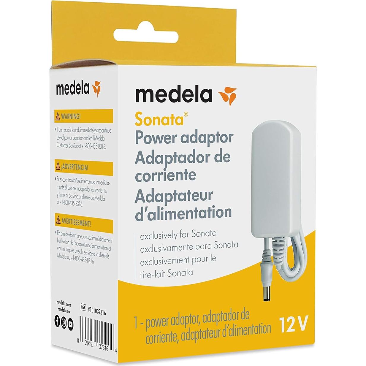 Adaptador de Corriente Medela Sonata - Repuesto Auténtico 192g