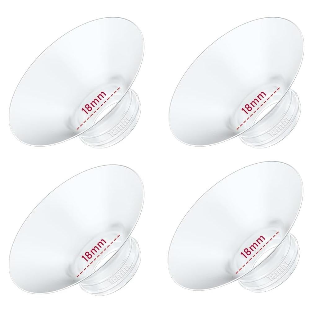 Insertos de Brida 4PC 18mm IVARONAL para Extractores de Leche