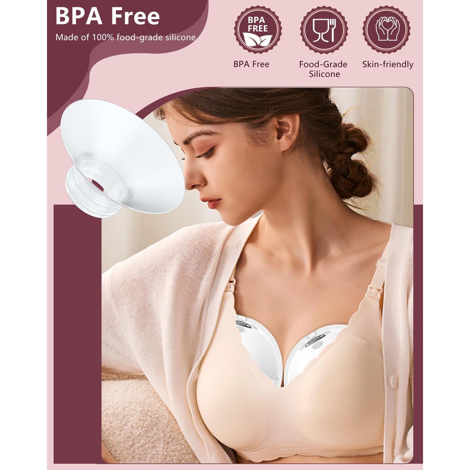 Insertos de Brida 4PC 18mm IVARONAL para Extractores de Leche