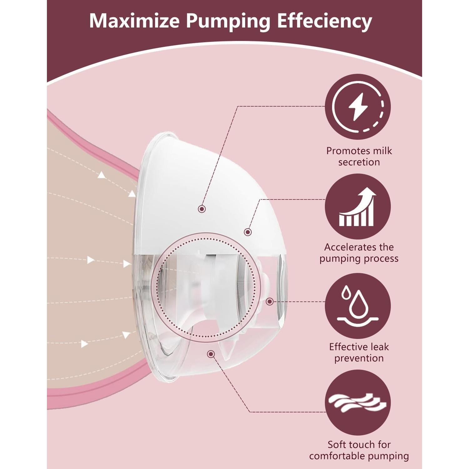 Insertos de Brida 4PC 18mm IVARONAL para Extractores de Leche