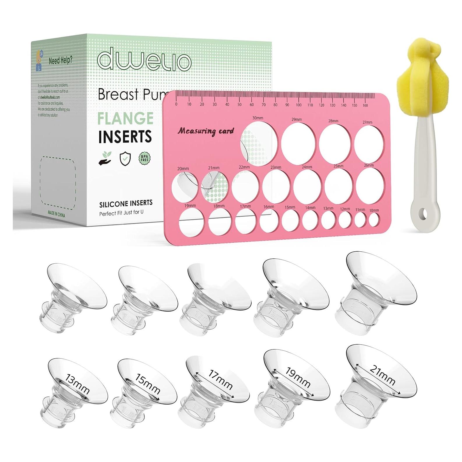 Kit de Bridas Dwelio con 10 Insertos y Herramienta de Medición