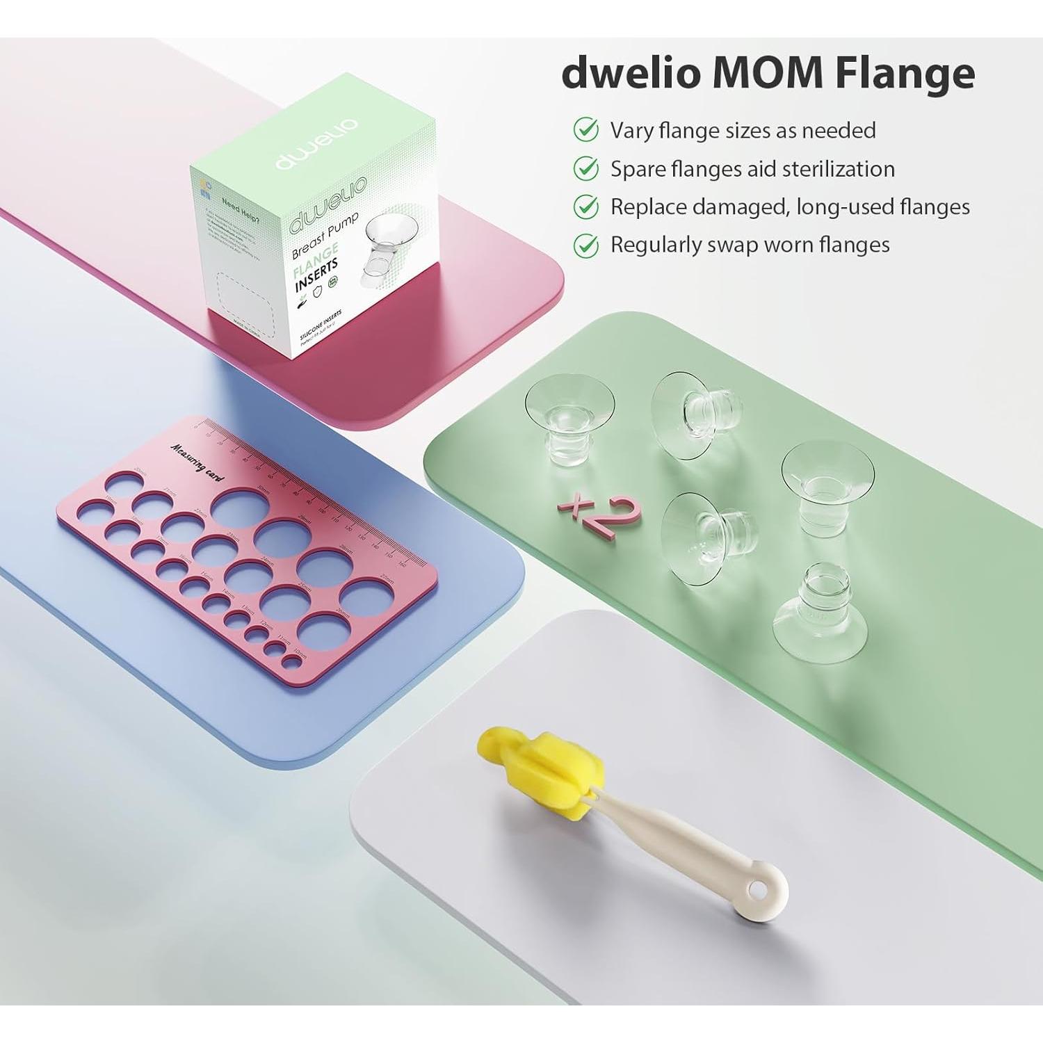 Kit de Bridas Dwelio con 10 Insertos y Herramienta de Medición