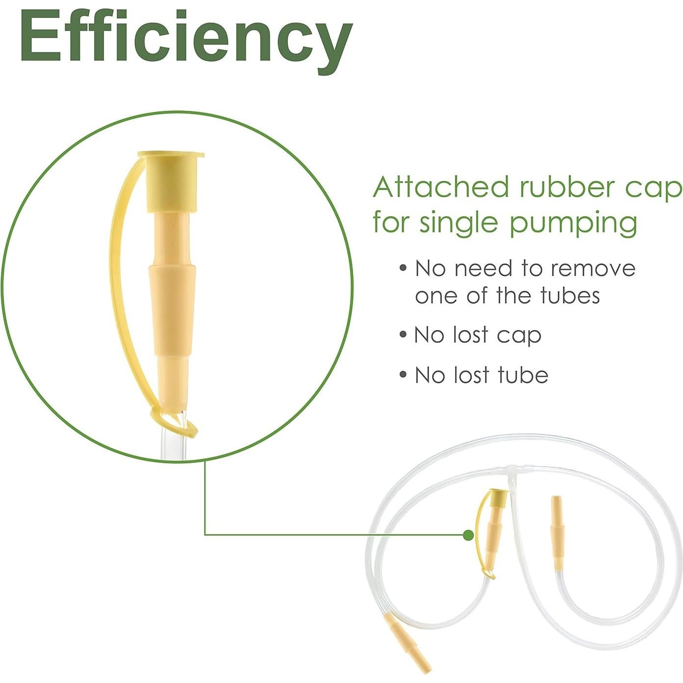 Conjunto de Tubos Maymom Compatible con Extractor Medela Freestyle