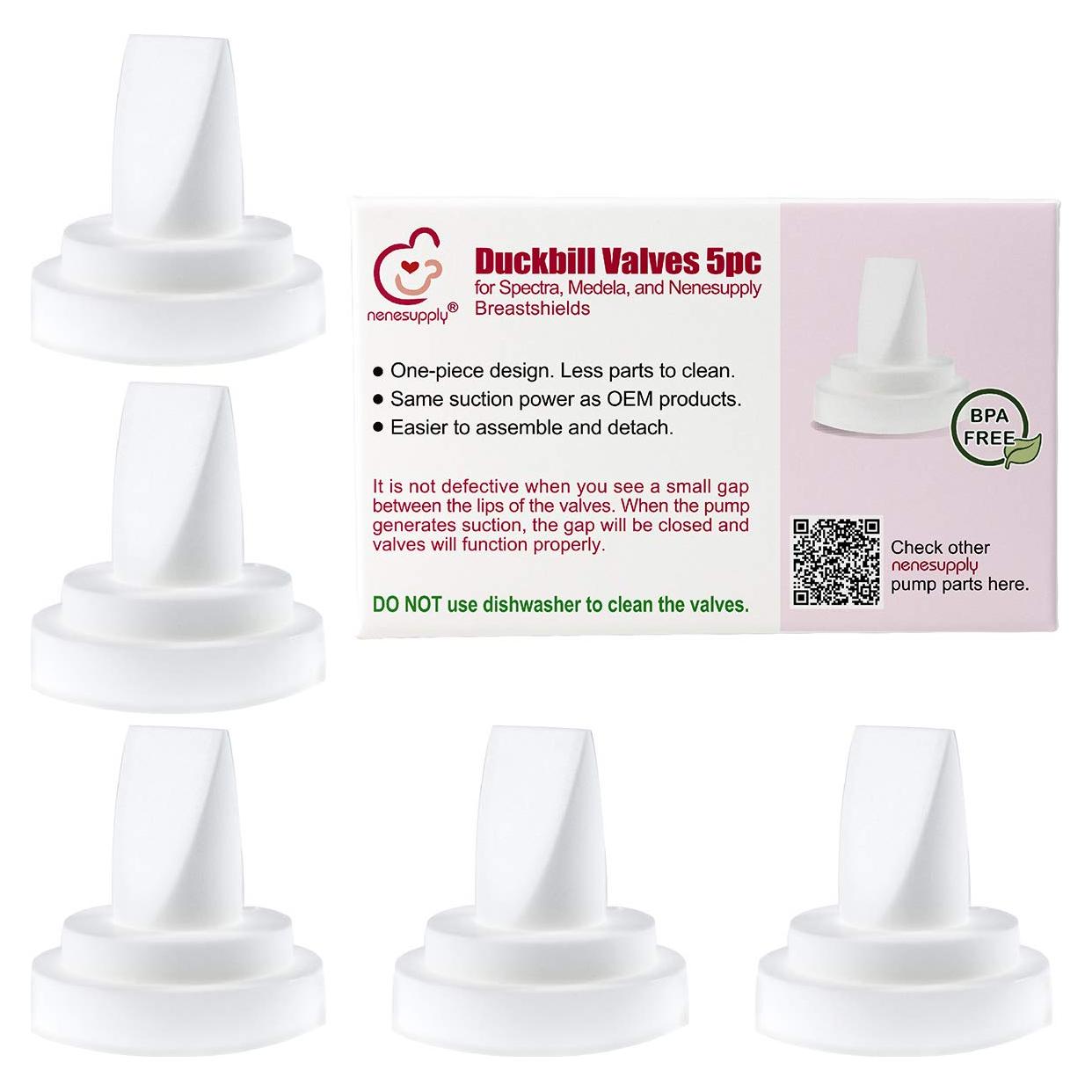 Válvulas de Pico de Pato Nenesupply 5 Pcs para Medela y Spectra