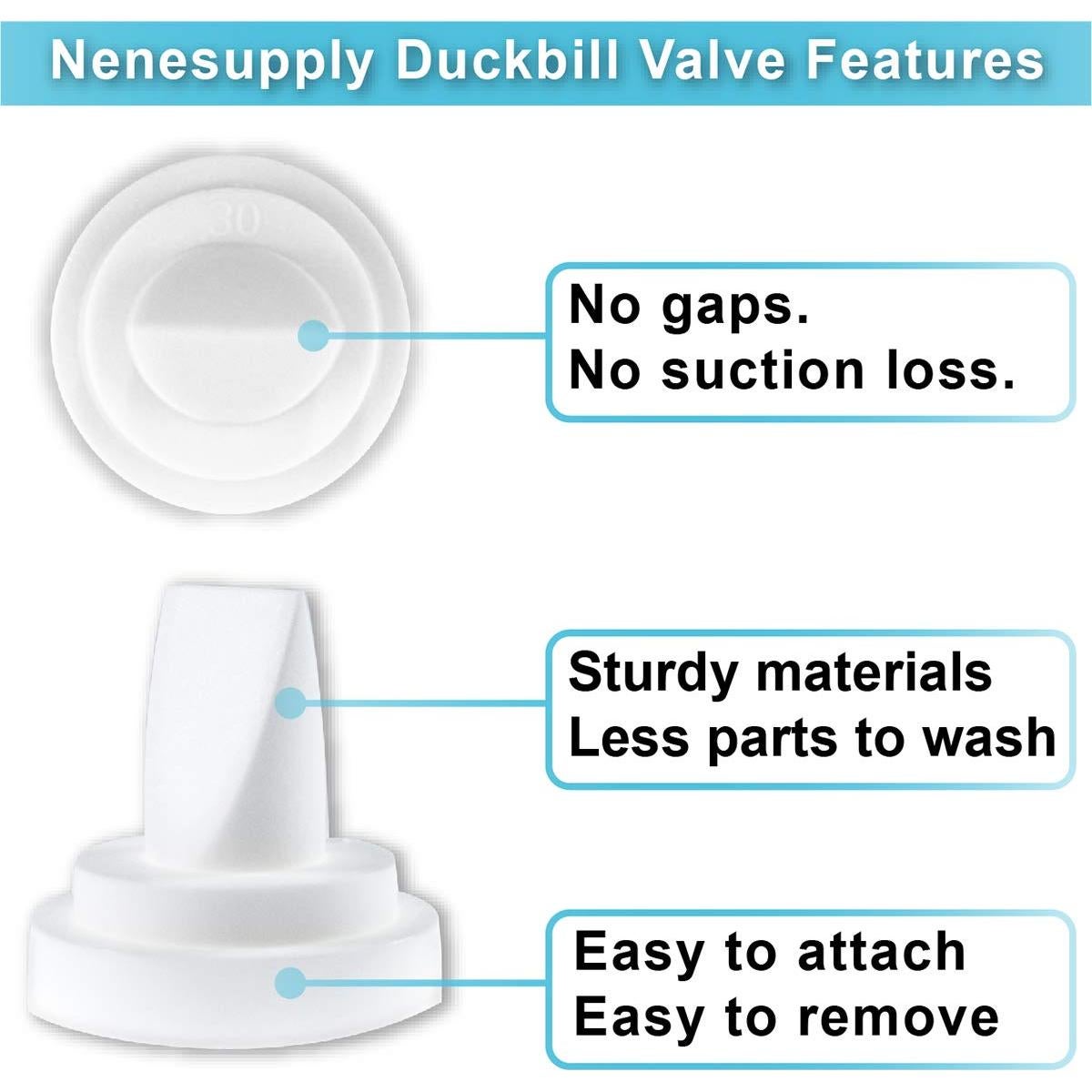 Válvulas de Pico de Pato Nenesupply 5 Pcs para Medela y Spectra