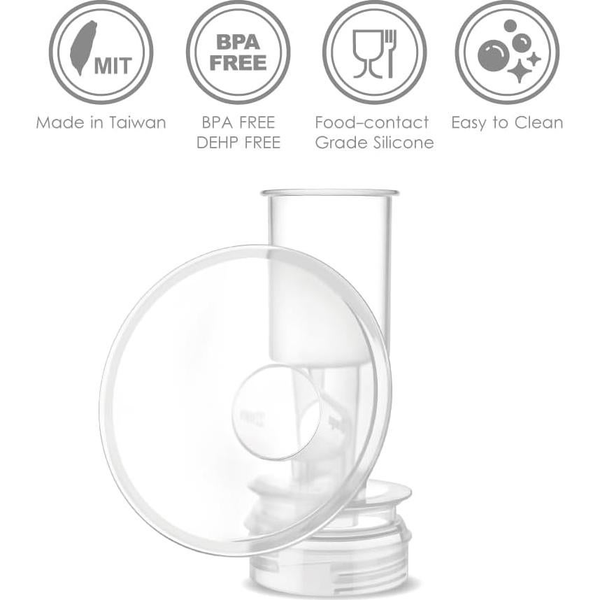 Flange de pecho Maymom 28 mm para extractores Ameda - 1 pieza