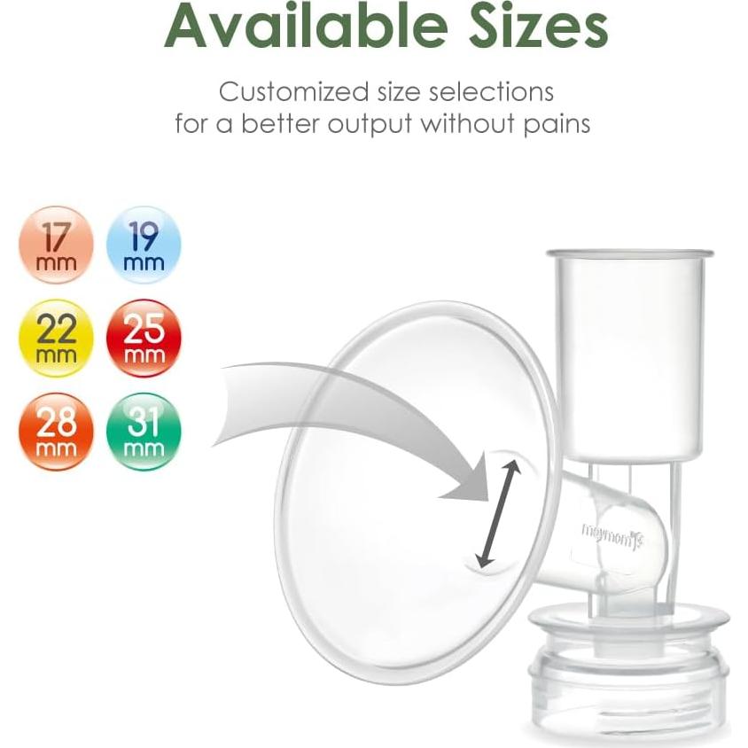 Flange de pecho Maymom 28 mm para extractores Ameda - 1 pieza