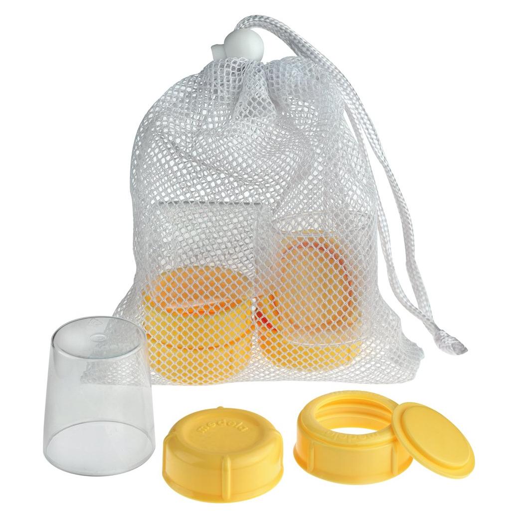 Piezas de Repuesto para Botellas Medela - 3 Tapas, Cuellos y Discos