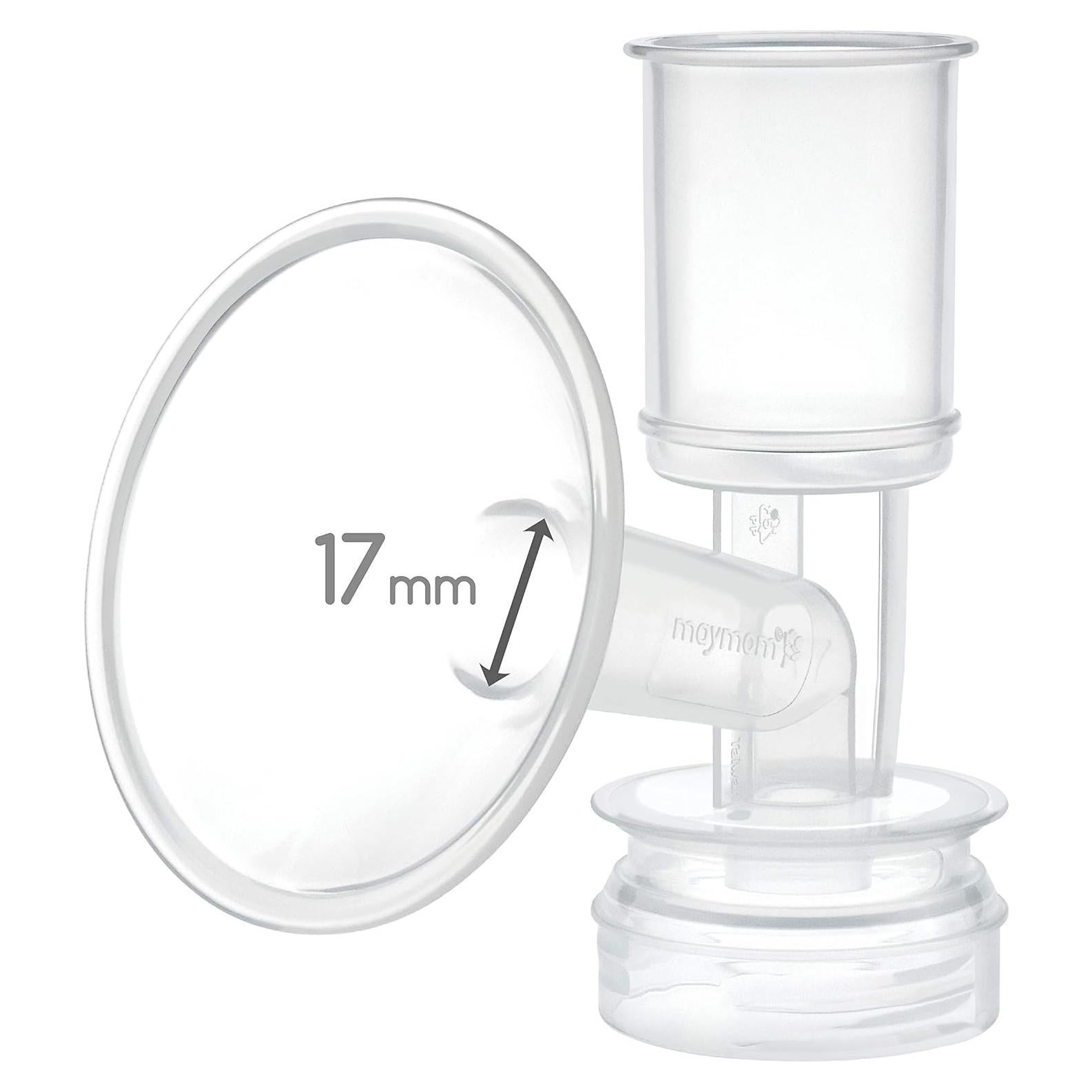 Flange de escudo de pecho Maymom 17 mm para extractores Ameda